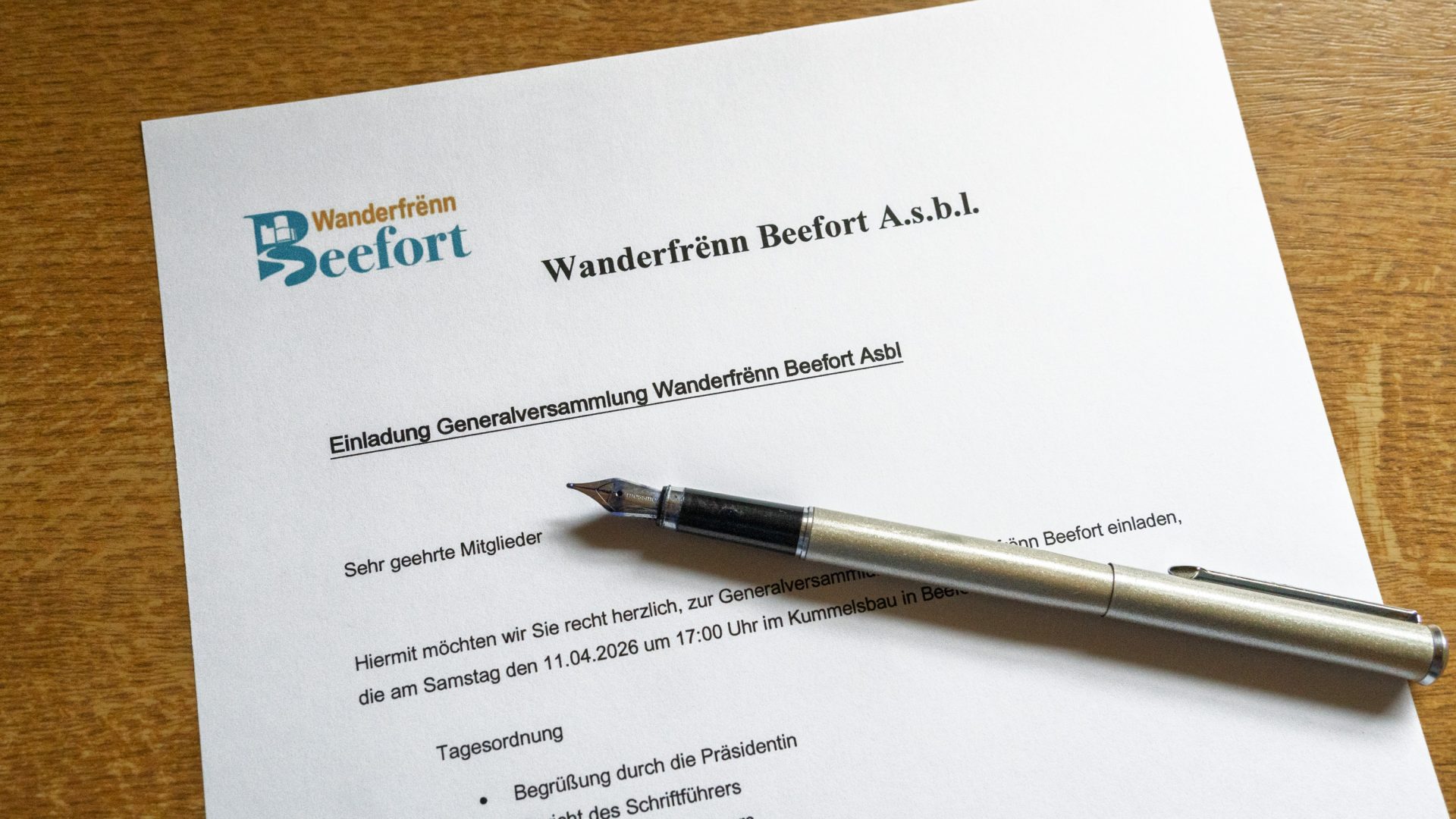 Generalversammlung 2026
